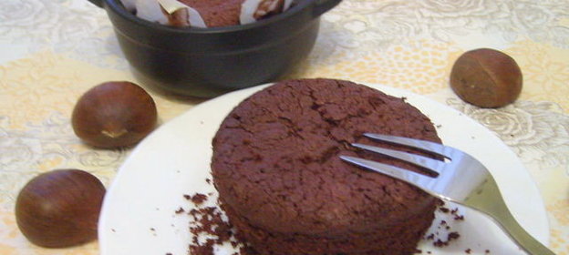 Трюфельные кексы с каштанами