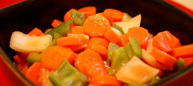 Морковь под маринадом