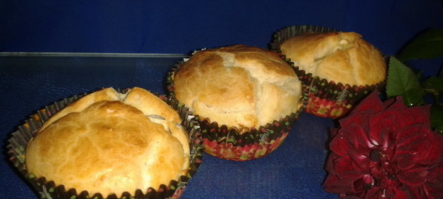 Кексы на сливках с брынзой