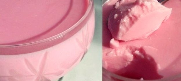 Сметанное желе с ягодами