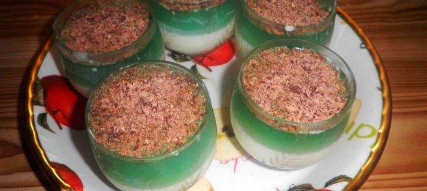 Двухслойное желе