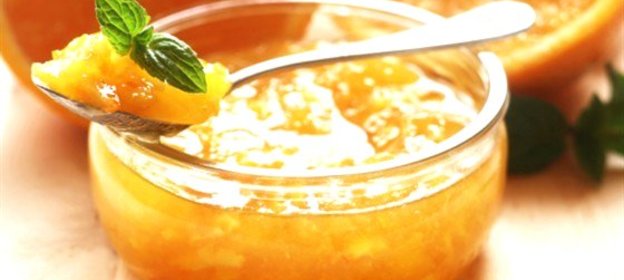 Цитрусовое желе с медом и мятой