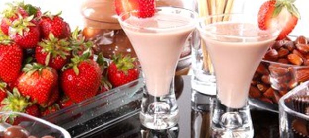 Шоколадно-клубничный смузи