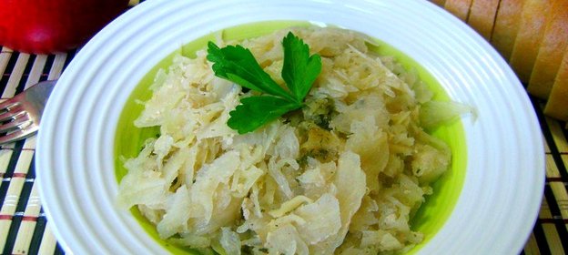 Капуста тушеная в молоке