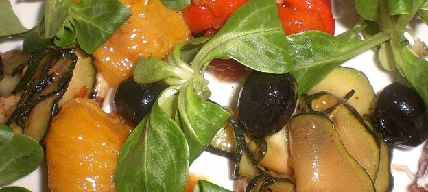 Овощи запечённые в духовке и замаринованные