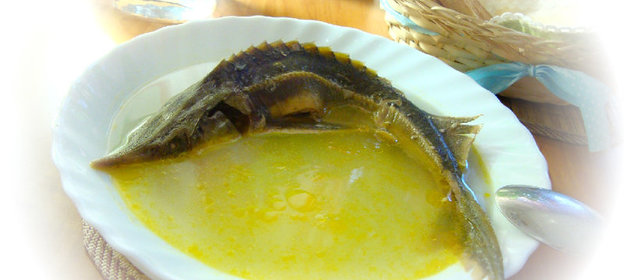 Уха по старорусскому рецепту.Поделился рецептом со мной сын