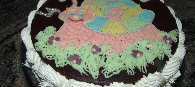 Детский шоколадный торт Улитка