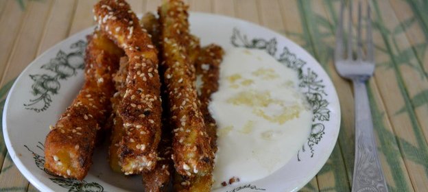 Хрустящие палочки из цуккини