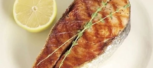 Стейк из лосося