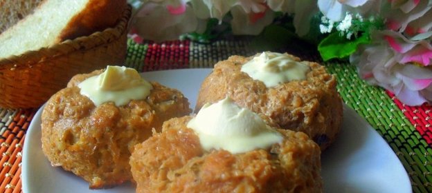 Мясные маффины с пшеничкой и свеклой
