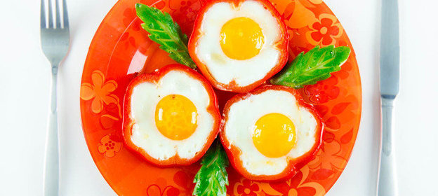 Яичница в перце