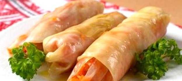 Маринованные голубцы с морковкой