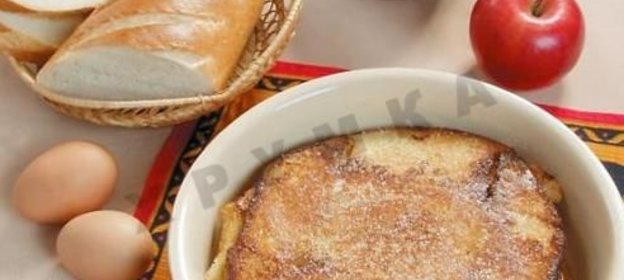 Запеканка из чёрного хлеба