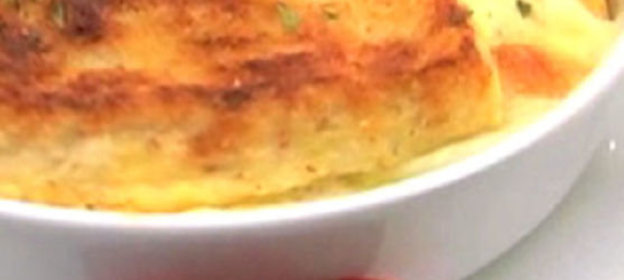 Запеканка хлебная с сыром Моцарелла