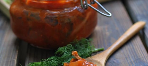 Печеные овощи в томатном соусе