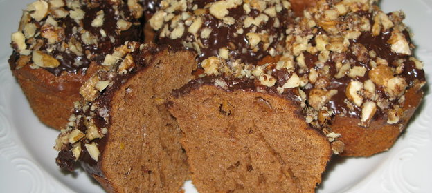 Маффины без сахара,но с ореховой пастой и лаймом