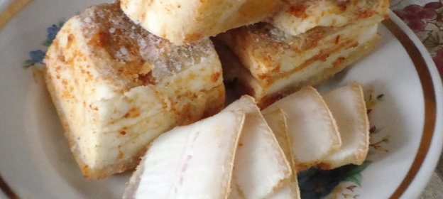 Сало солено-вареное