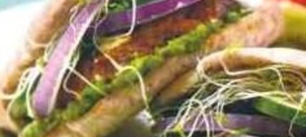 Бургеры c котлетой из баранины