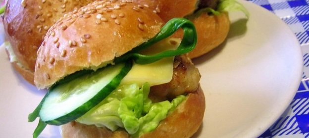 Домашний чизбургер