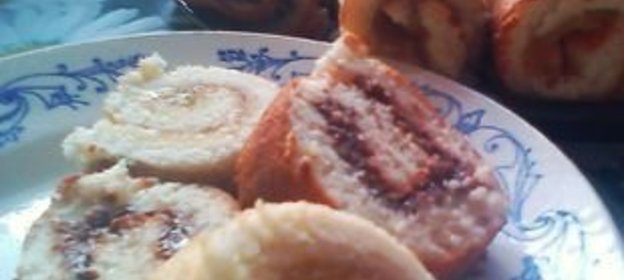 Маленькое безе с кофейным кремом