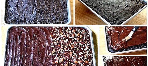 Шоколадный пирог «Брауни» из цукини