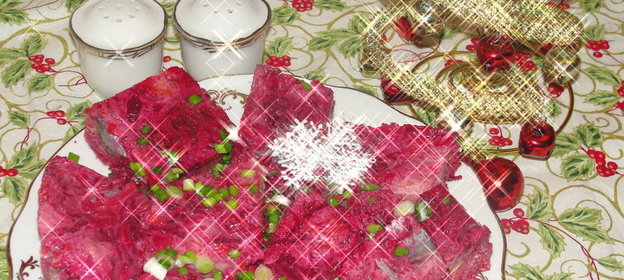 Селедка под шубой - заливной вариант :-)