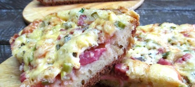 Быстрая пицца на двоих