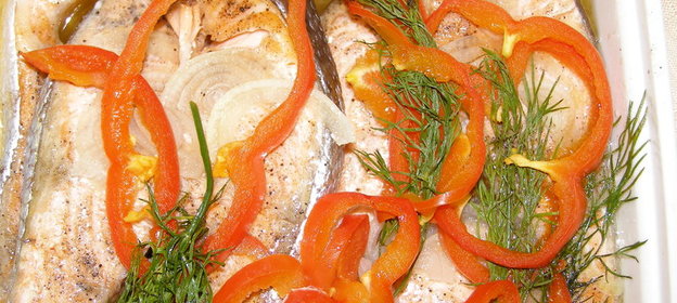 Стейки из форели