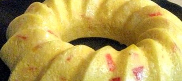 Флан с крабовыми палочками