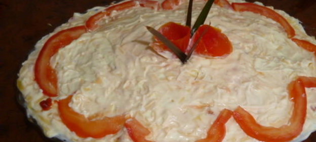 Миндальный соус с чесноком