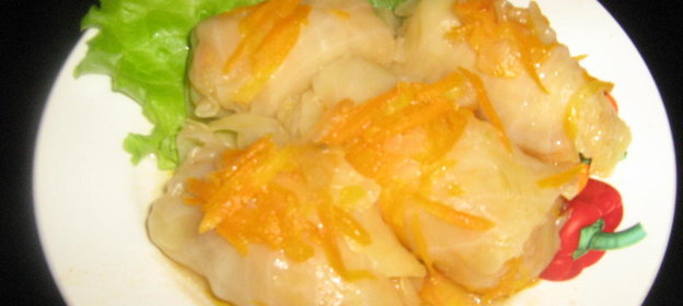 Постные голубцы с нежной картофельной начинкой