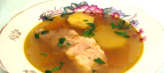 Уха из головы сома