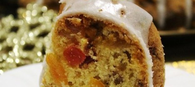 Рождественский кекс с сухофруктами (не требует длительного выстаивания)