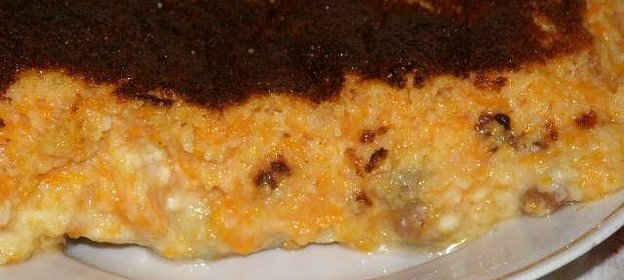 Запеканка из тыквы