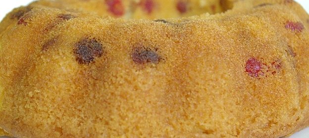 Кекс с сушеными вишнями и цитрусовым ароматом