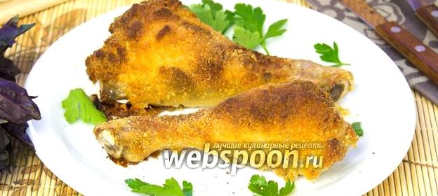 Куриные ножки в кляре в духовке