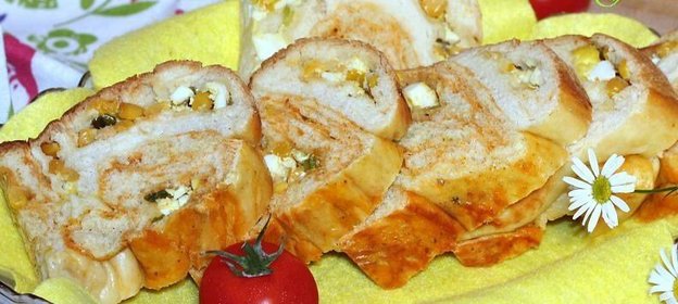 Мраморный хлеб приготовленный в мультиварке