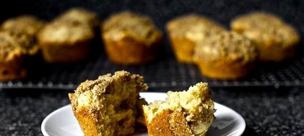 Маффины с ревенем