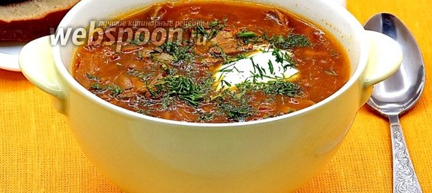 Щи из квашеной капусты с грибами