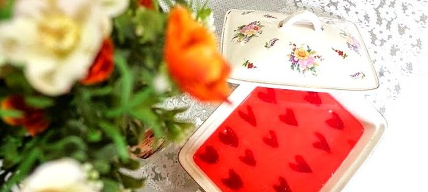 Торт с желе и бисквитом