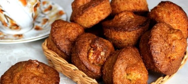 Морковные кексики