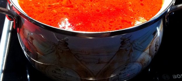 Борщ на говяжьем бульоне