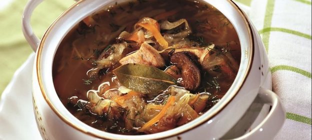 Щи с кислой капустой