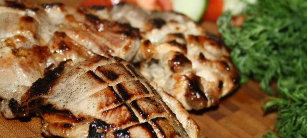 Индейка-гриль в маринаде из рисового вина