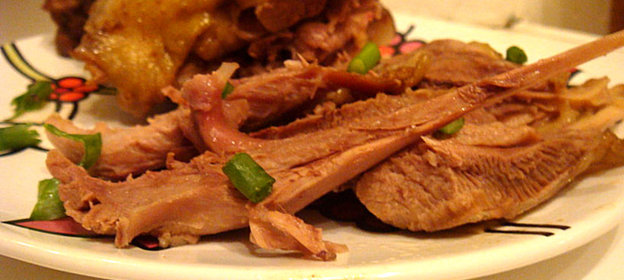 Индюшиная ножка в кофе