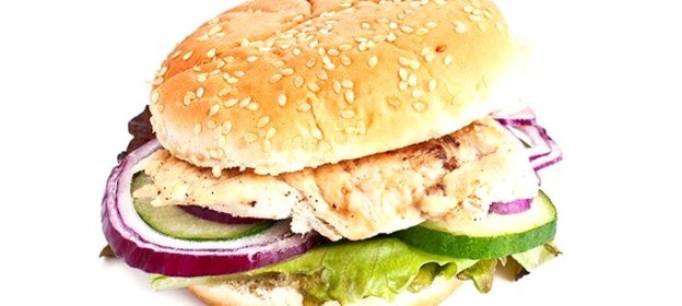 Куриные бургеры с соусом якитори