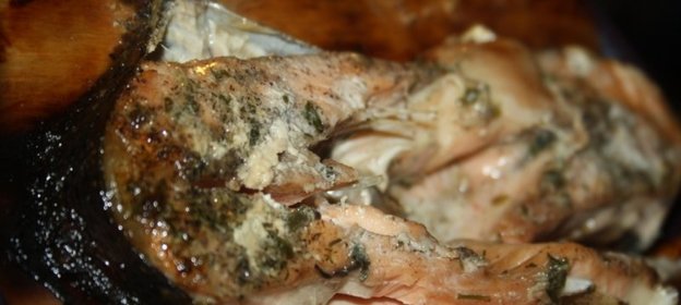 Стейки форели в гриль-бумаге на мангале