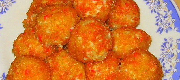 Закуска с крабовыми палочками