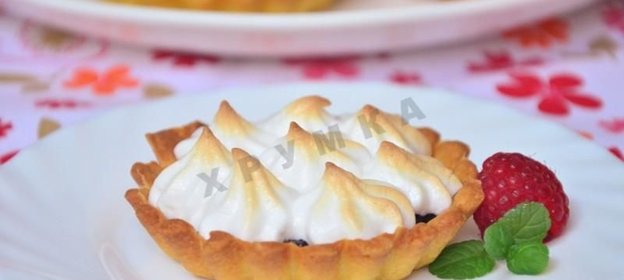 Песочные корзинки с джемом