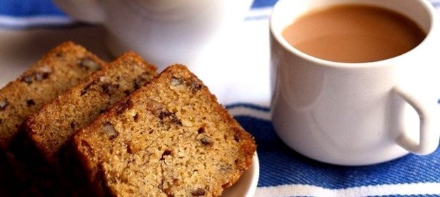 Постный банановый кекс